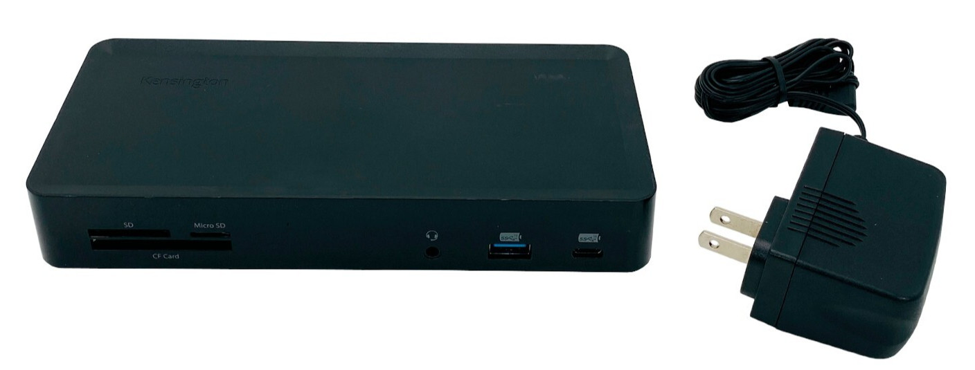 Kensington SD4900P USB-C & USB 3.0 Triple 4K Docking Station K36800 w/ Adapter