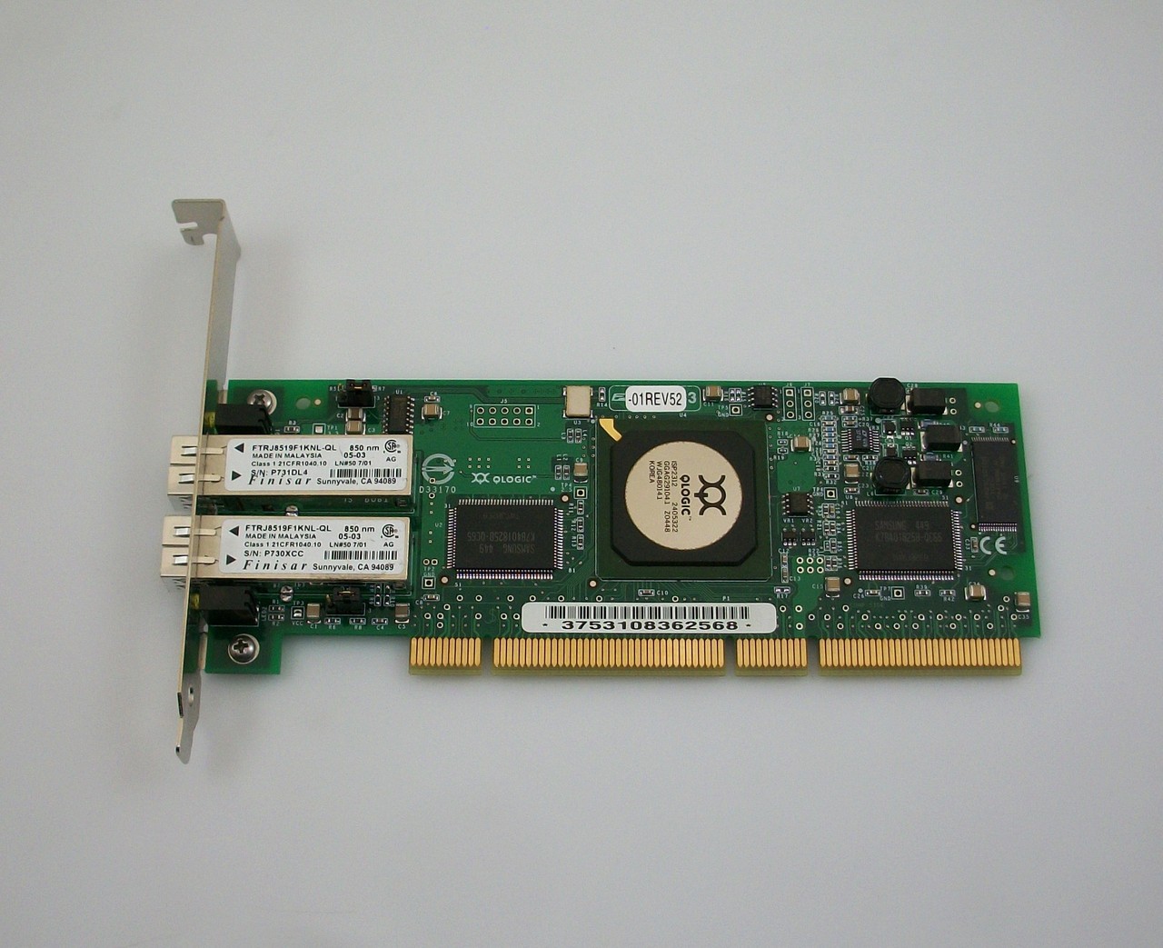 Sun Microsystems 375-3108 X6768A SG-XPCI2FC-QF2 2Gbps Dual-Port Fibre Channel PC