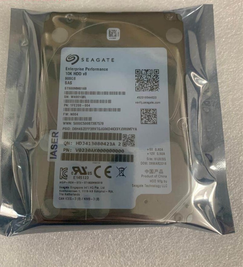 ST900MM0168 FOR SEAGATE 900GB 12Gbs 128MB 10K 2.5'' SAS Hard Drive