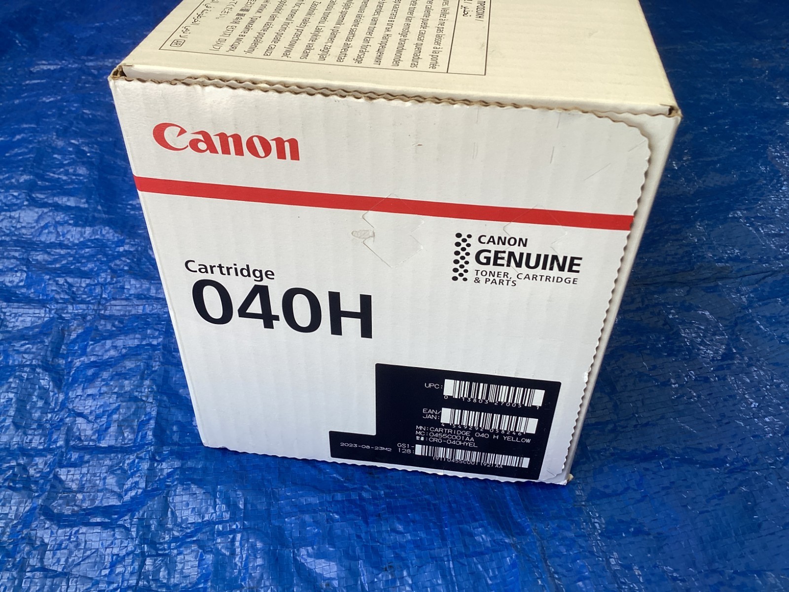 NEW Genuine Canon 040H Yellow Toner Cartridge