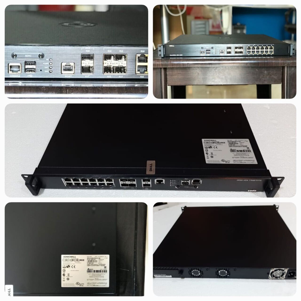 SonicWALL NSA 4600 Network Security Appliance Firewall - 1RK26-0A3