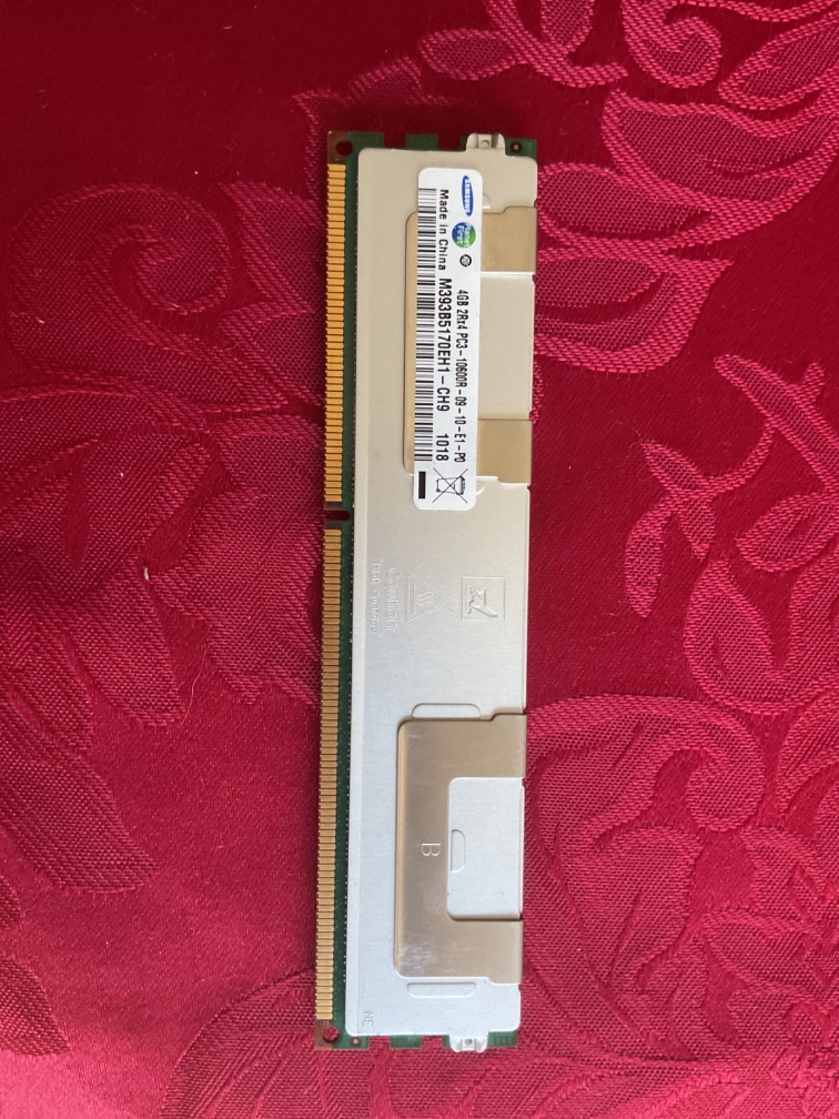 LOT OF 16 : M393B5170EH1-CH9 SAMSUNG 4GB 2Rx4 PC3-10600R MEMORY DIMM