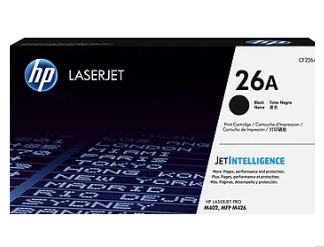 Genuine HP 26A Black Toner Cartridge CF226A LaserJet Pro M402 M426 (2019 Date)