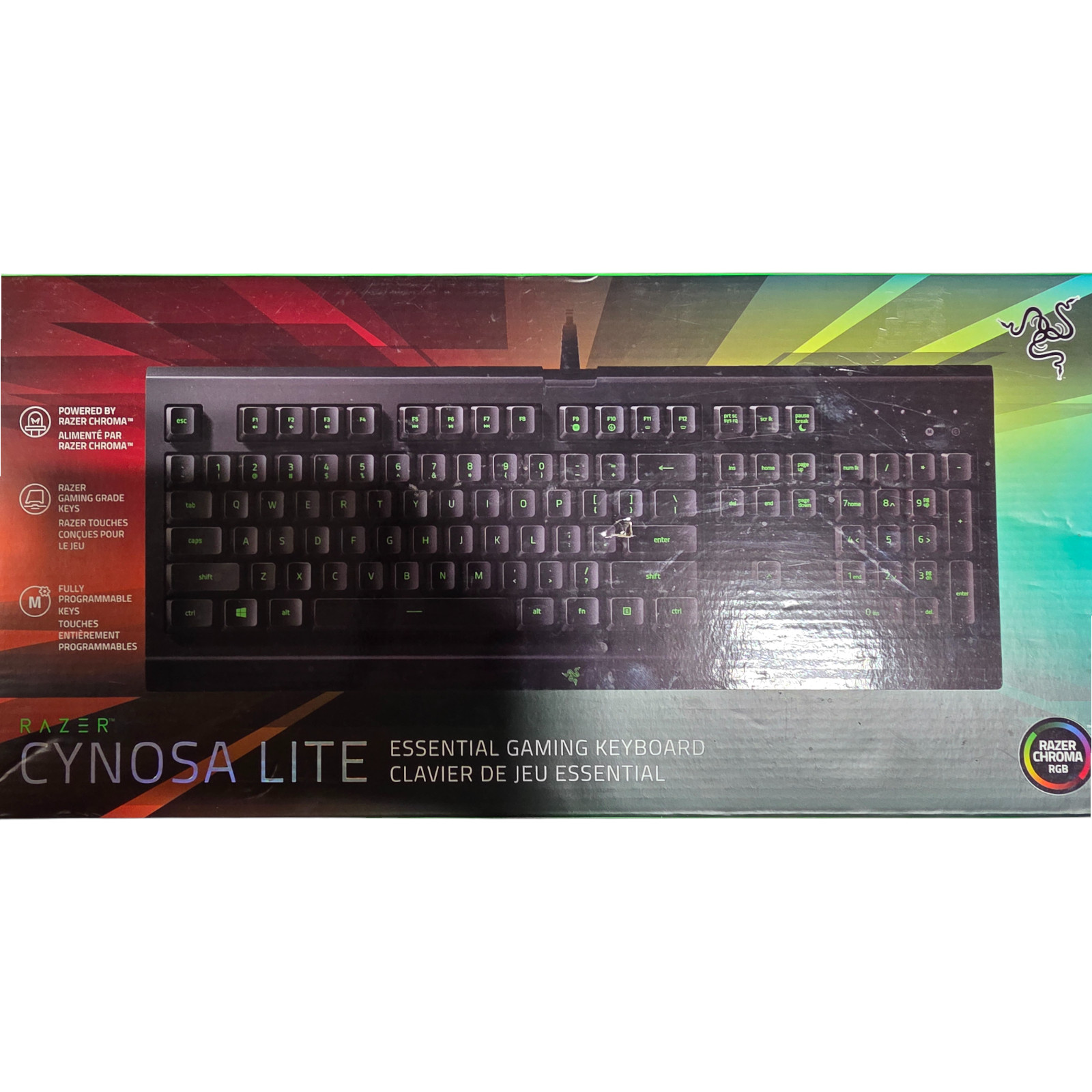Razer - Cynosa Lite Wired Membrane Gaming Keyboard with Chroma RGB Backlit