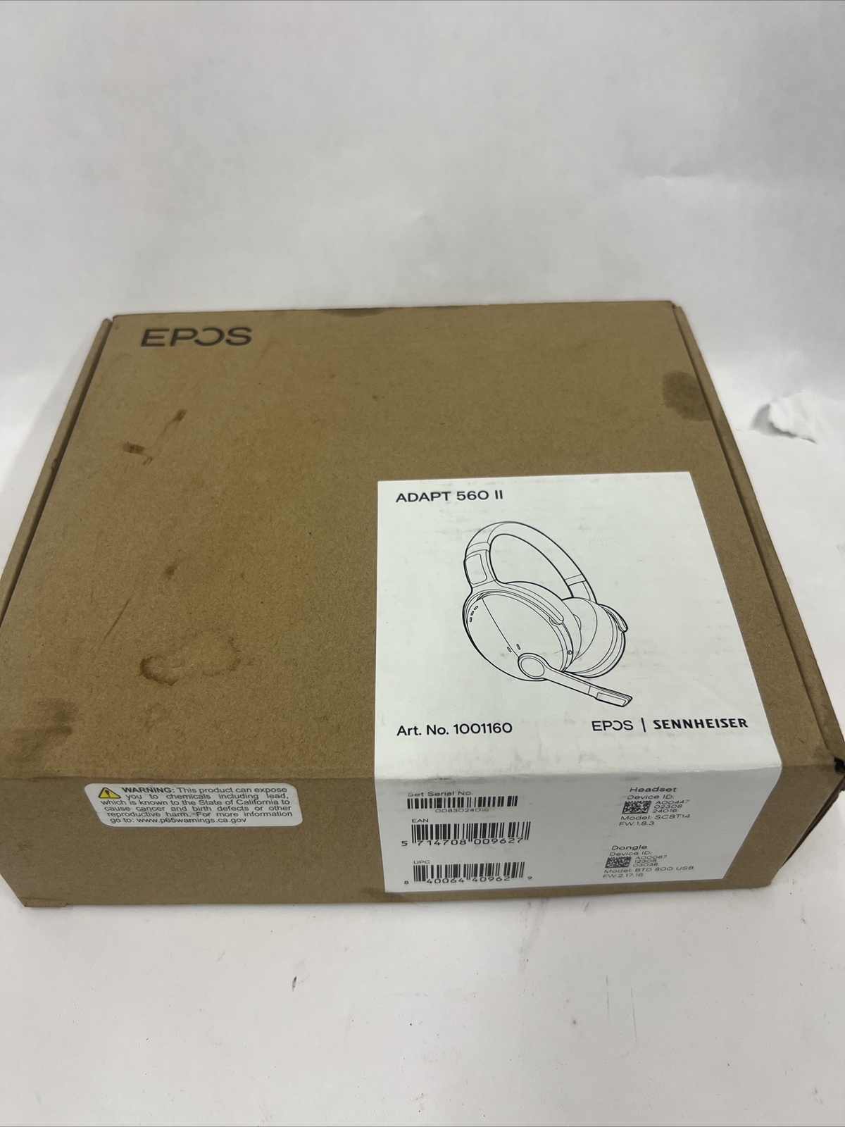 EPOS | SENNHEISER Adapt 560 II Headset - USB Type C - Wireless - Bluetooth -
