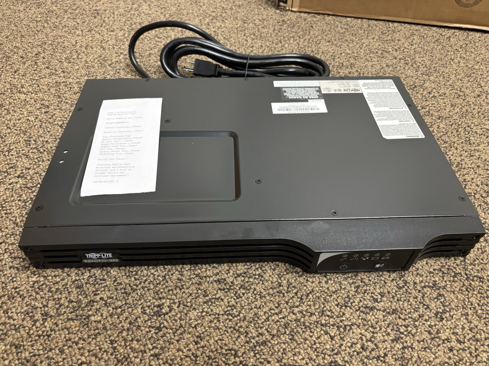 Tripp Lite SMART500RT1U 500VA 300W 120V