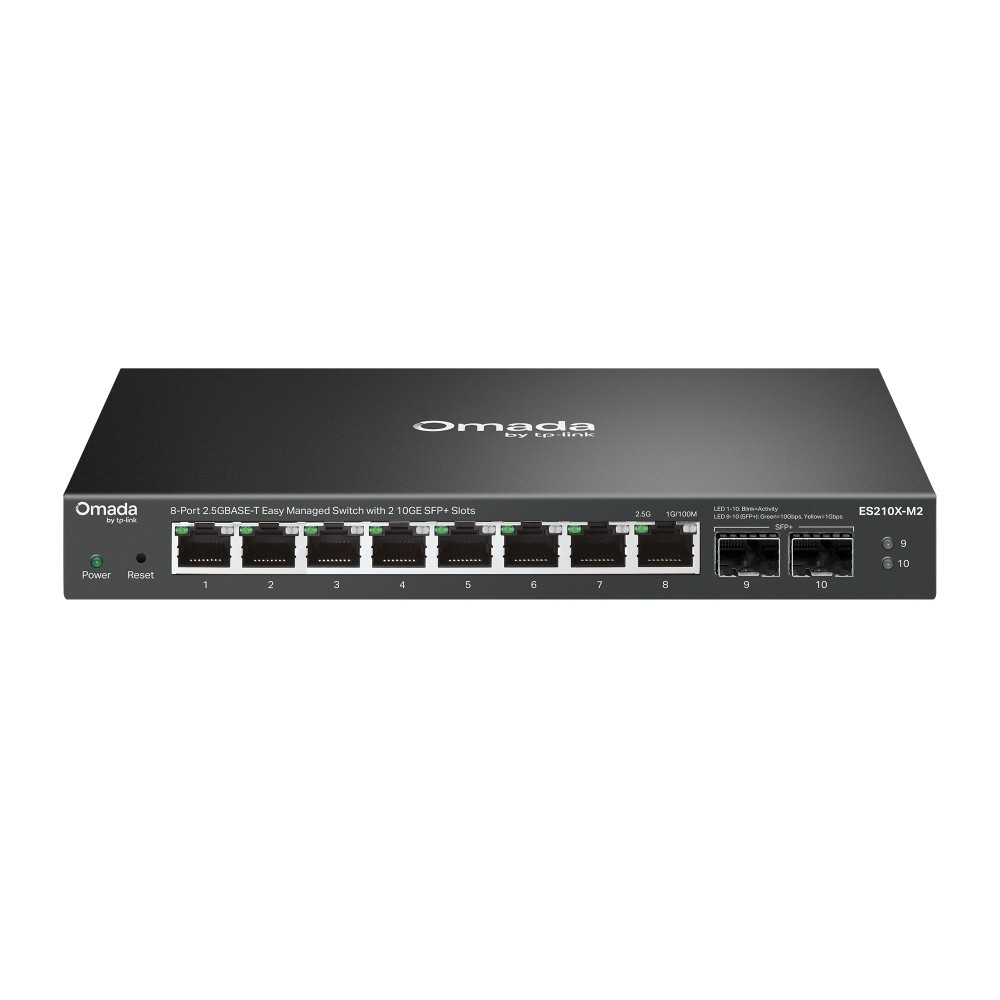 TP-Link ES210X-M2 | Omada 8-Port 2.5GBase-T Easy Managed Switch | 2* 10GE SFP+