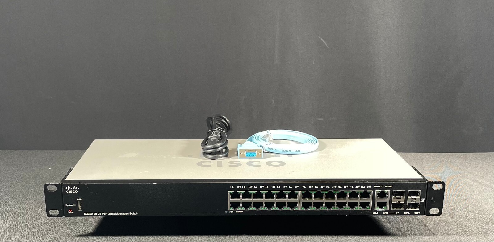 Cisco SG350-28-K9 28 Port Gigabit Managed Switch - Same Day Shipping