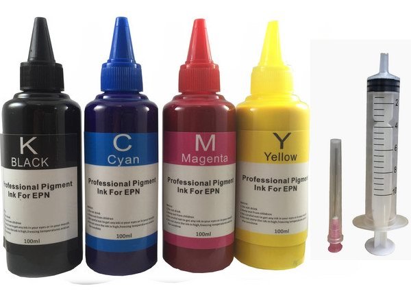 Bulk 400ml pigment refill ink fit for Epson T252  WF-3620 WF-3640 WF-7110
