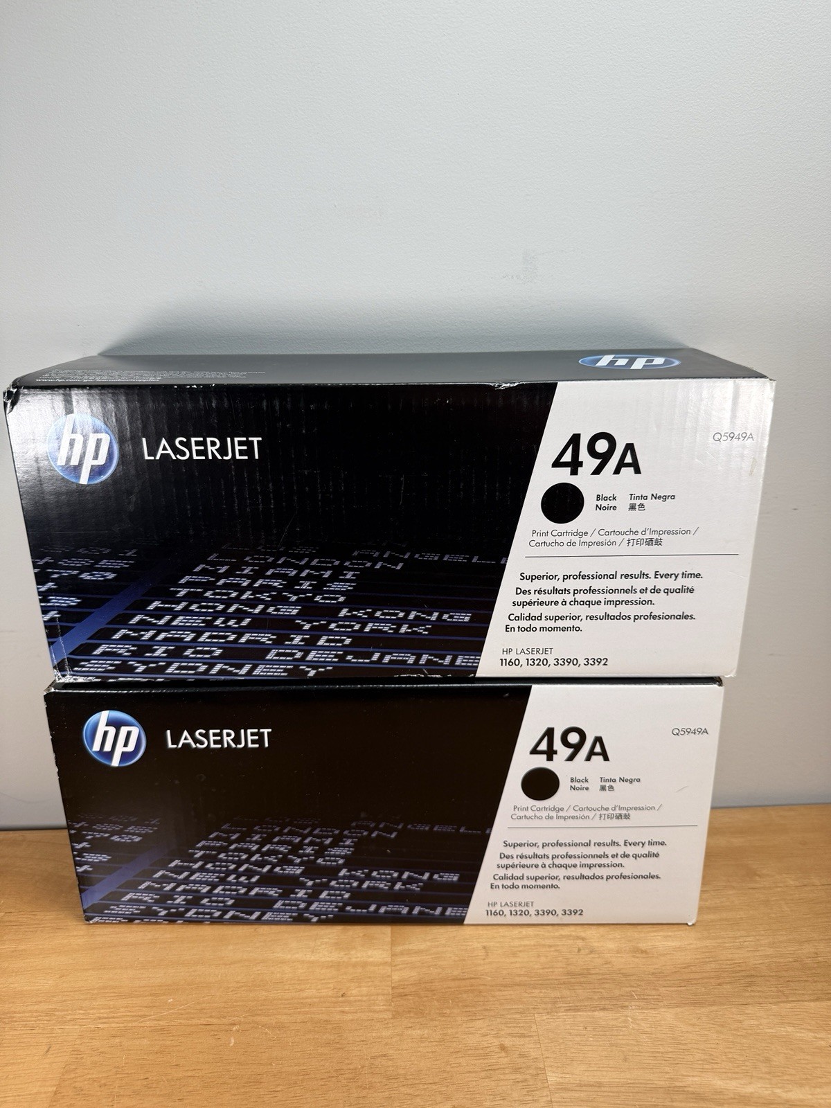 Lot of 2 Genuine HP Q5949A Black Toner Cartridge HP 49A SEALED OEM