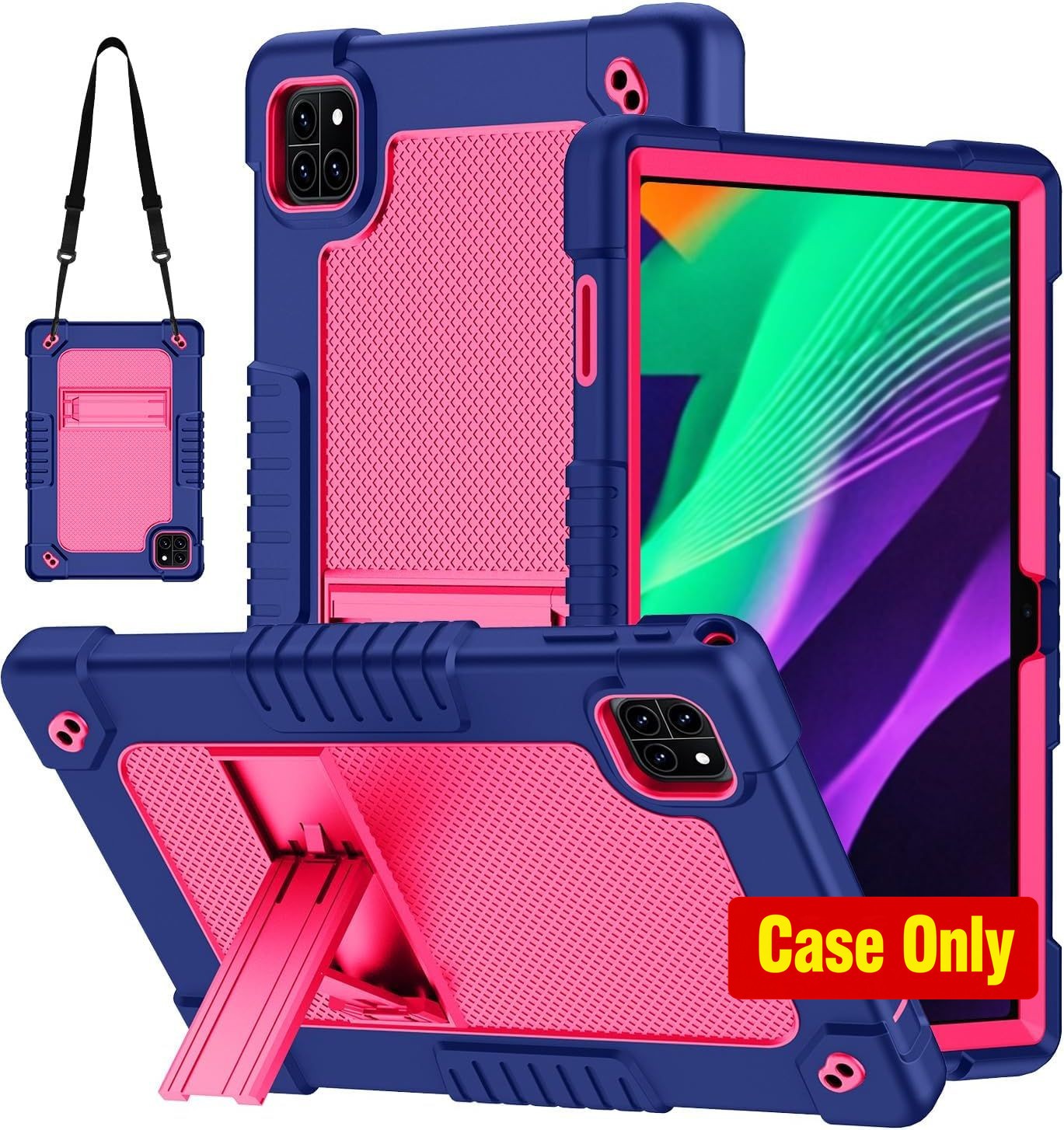 Case for Callsky-Tab Cpad 10 10.1" Tablet, Heavy Duty Shockproof with Kickstand