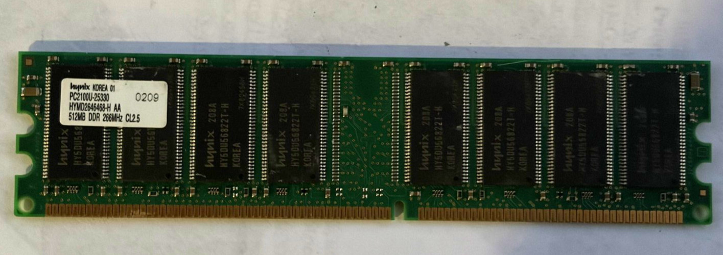 512MB DDR-266 Desktop RAM Hynix HY5DU56822T-H PC2100