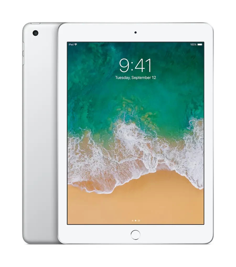 Apple iPad 9.7" 2017 5th Gen A1822 32GB Silver WiFi Good