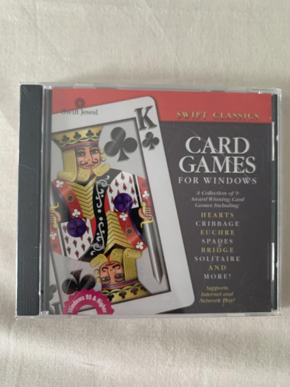 Swift Jewel Swift Classics Card Games Windows 95 PC CD English Retail CDR-720