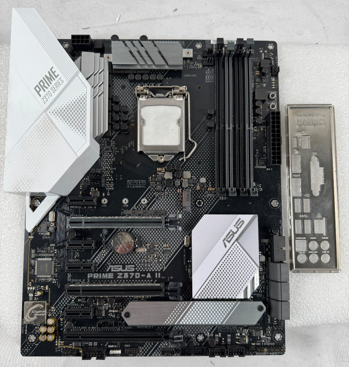 ASUS PRIME Z370-A II LGA 1151 Intel Z370 DDR4 DIMM USB3.1 DVI  ATX RGB