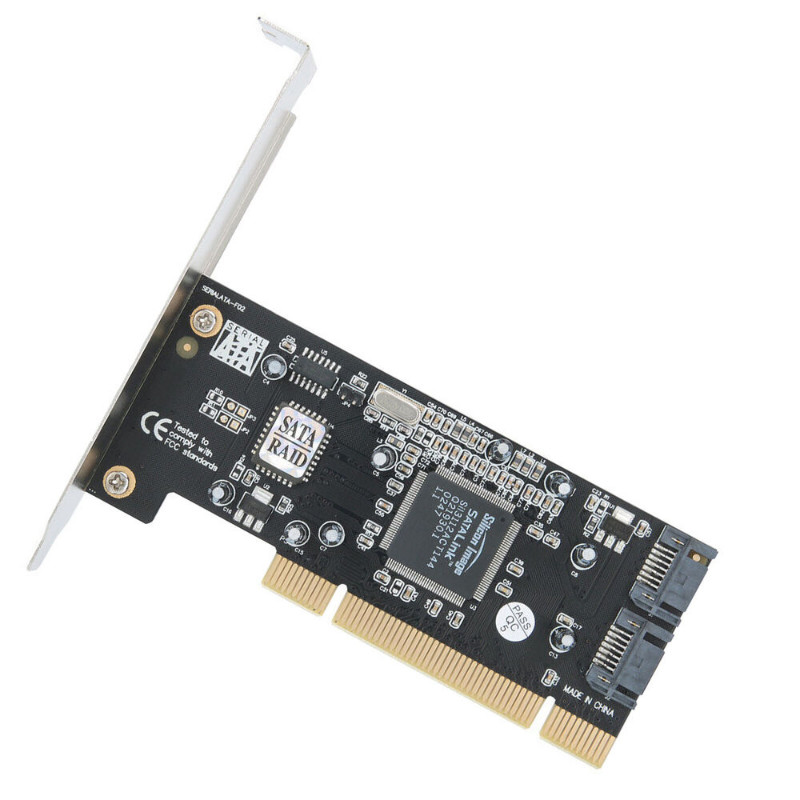 2-Channel Array Card PCI SATA 150MB/s SIL3112 Controller Card for WINS 2000/XP