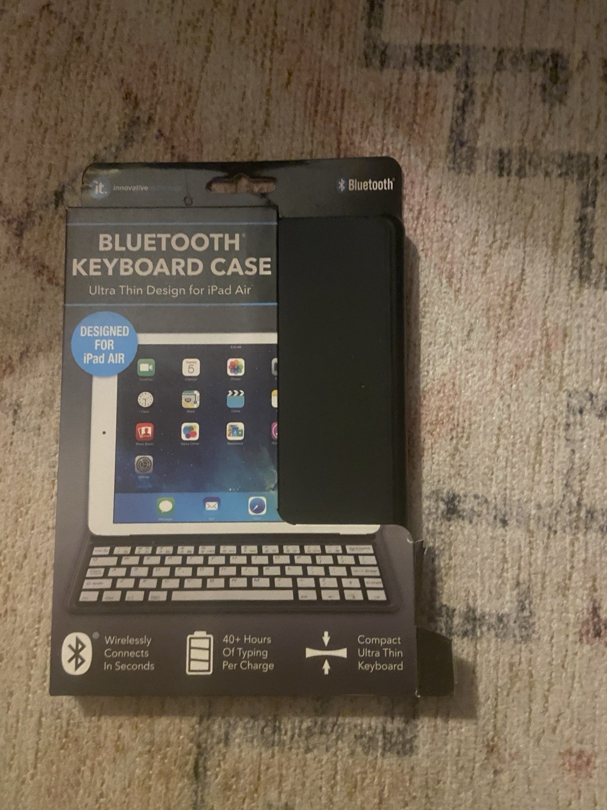 Innovative Tech Bluetooth KeyBoard Case Ultra Thin Design For I-Pad Air