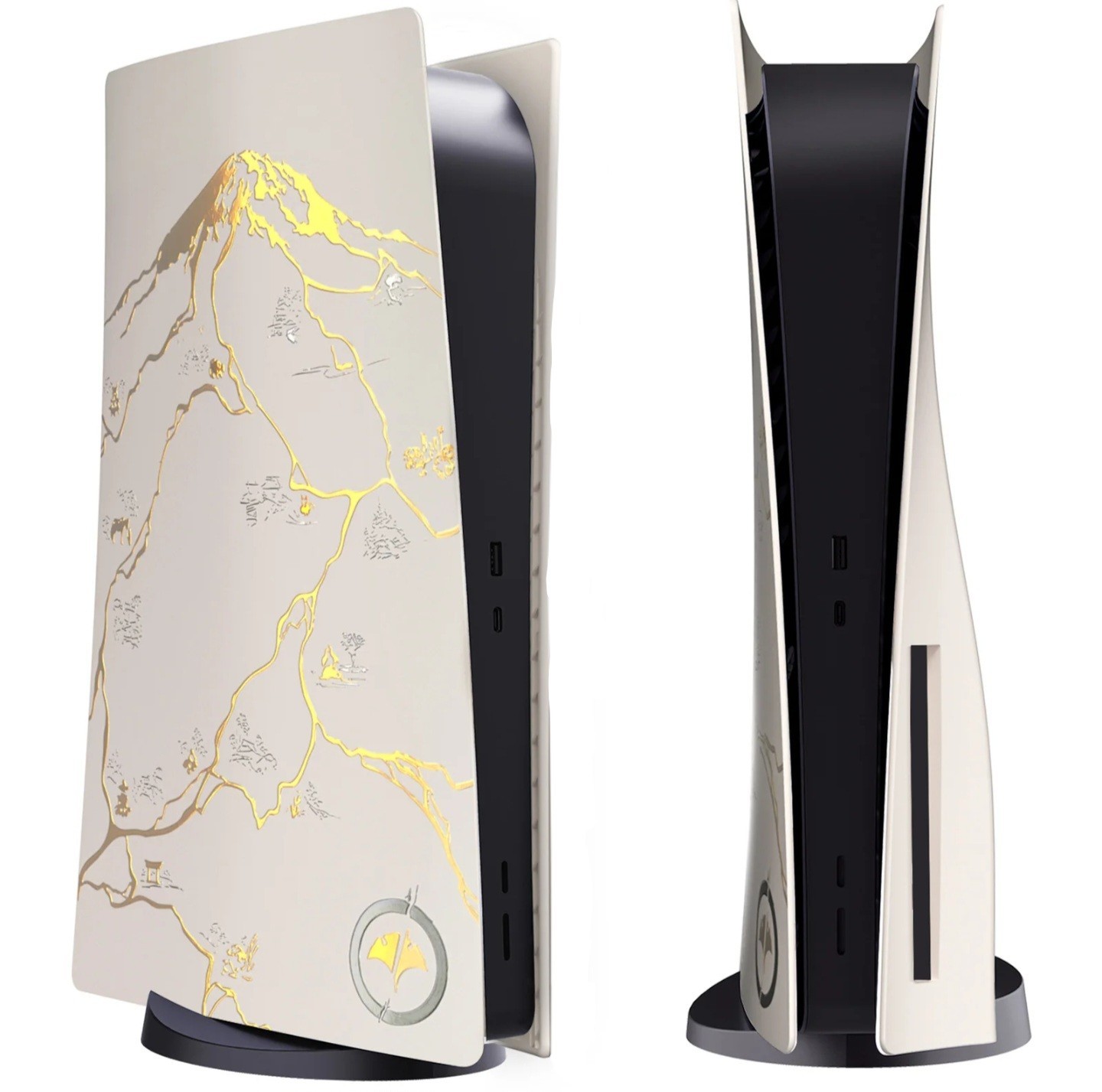 PS5 COVER FACEPLATE GHOST OF YOTEI GOLD EDITION PLAYSTATION 5 - NEW