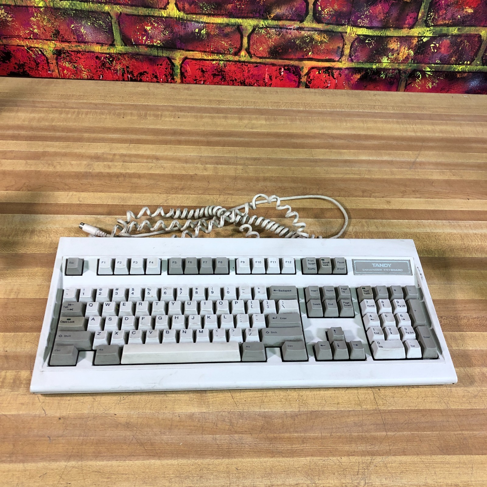 Vintage Tandy Enhanced Mechanical Computer Keyboard Radio Shack (WORKS)