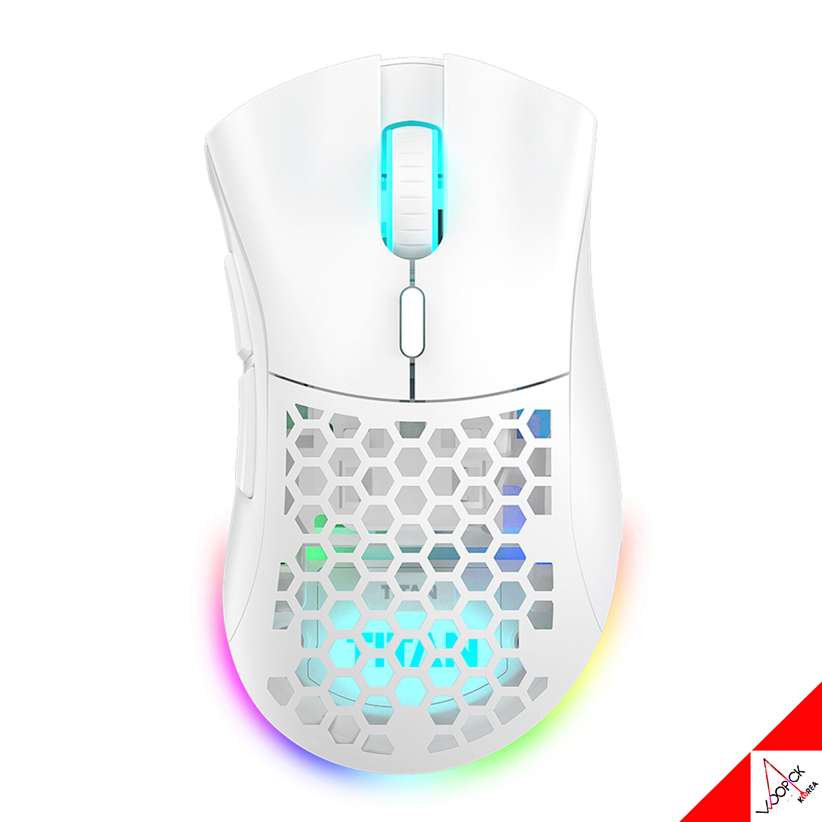 Xenics Titan GS AIR Wireless Professional Gaming Mouse 19000DPI PAW3370 - White