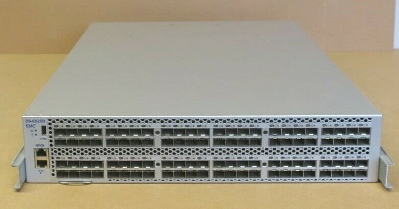 Brocade EMC DS-6520B 16Gb Fibre Channel FC Switch 48x Active Ports + Licenses