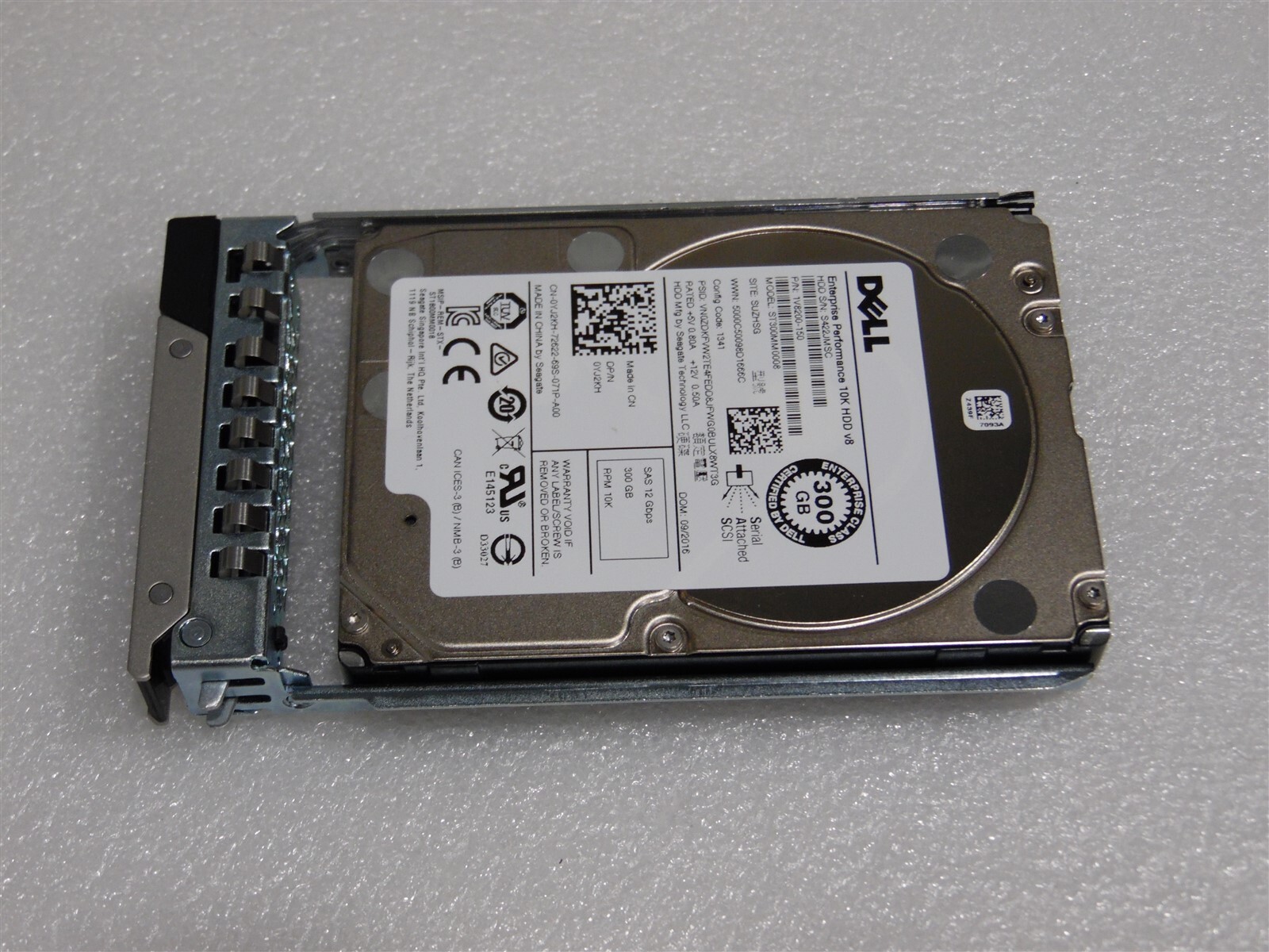 300GB 10K 12Gb/s 2.5" DELL HDD SAS SERVER POWEREDGE YJ2KH ST300MM0008