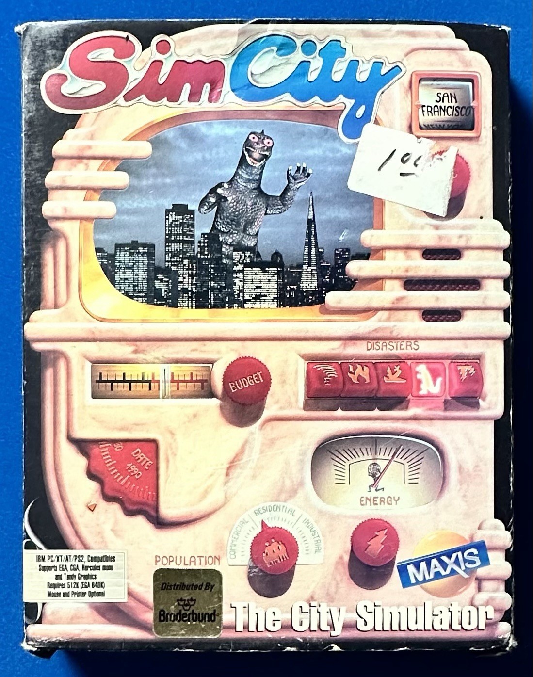 Maxis Sim City For Commodore 64/128 (1989) UnTested Complete