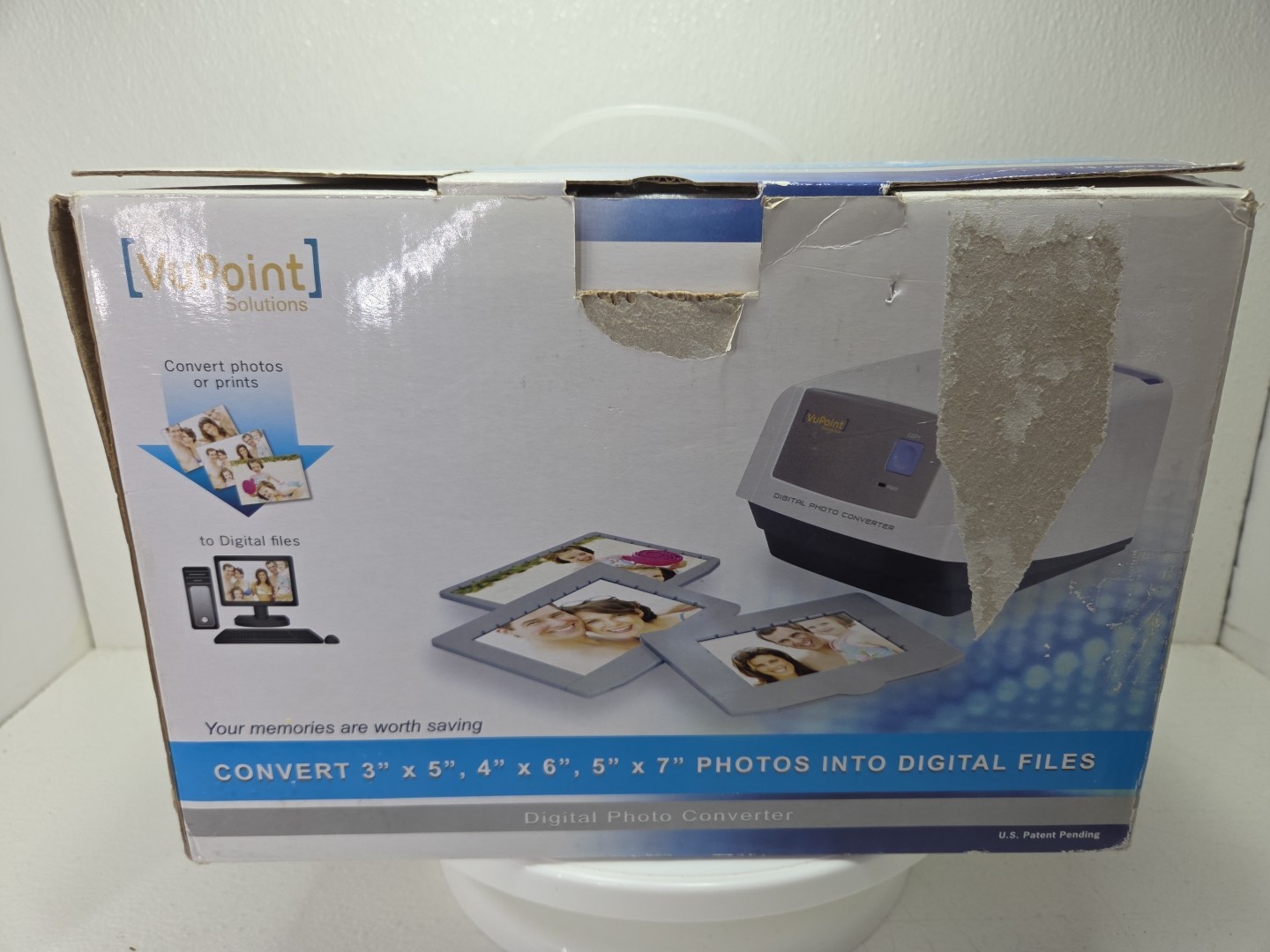 Vupoint Solutions Digital Photo Converter-PHOTOS TO DIGITAL FORMAT 3 Sized Trays