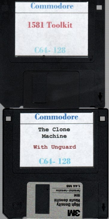 Commoddore 64-128  - 3.5 inch - 1581 Toolkit/The Clone Machine