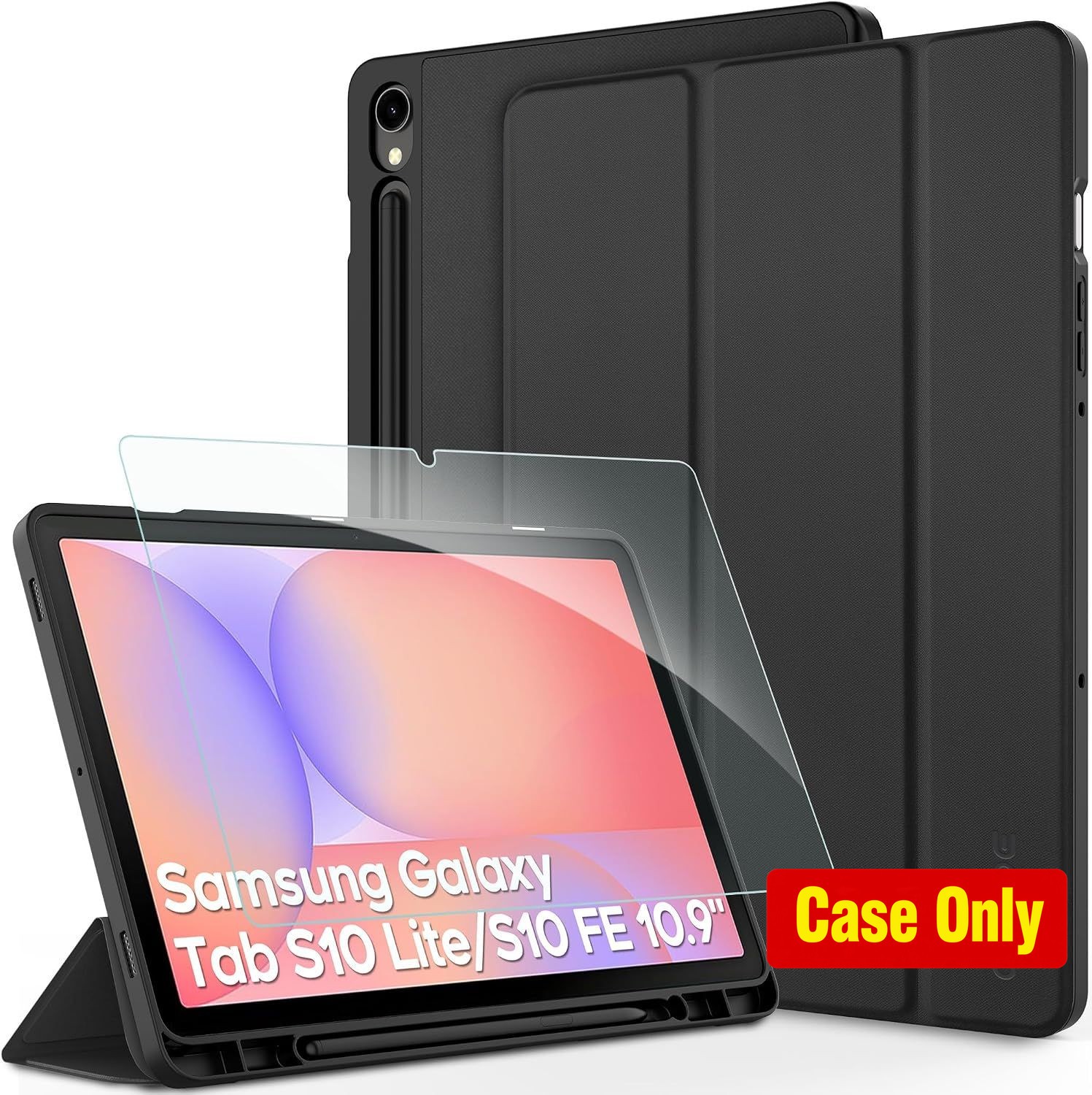 Slim Protective Case with Auto Screen On/Off for Samsung Galaxy Tab S10 Lite 10.