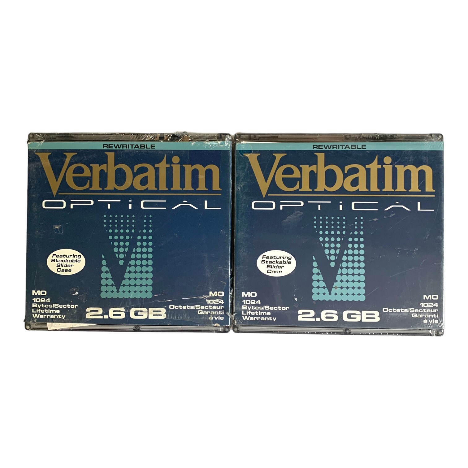Verbatim Optical Rewritable 2.6GB MO 1024 Bytes/Sector New & Sealed (Lot)
