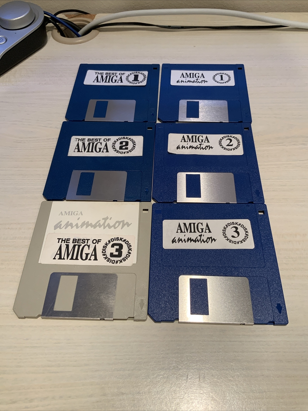 The Best of Amiga and The Best of Amiga Animation - 6 Commodore Amiga disks