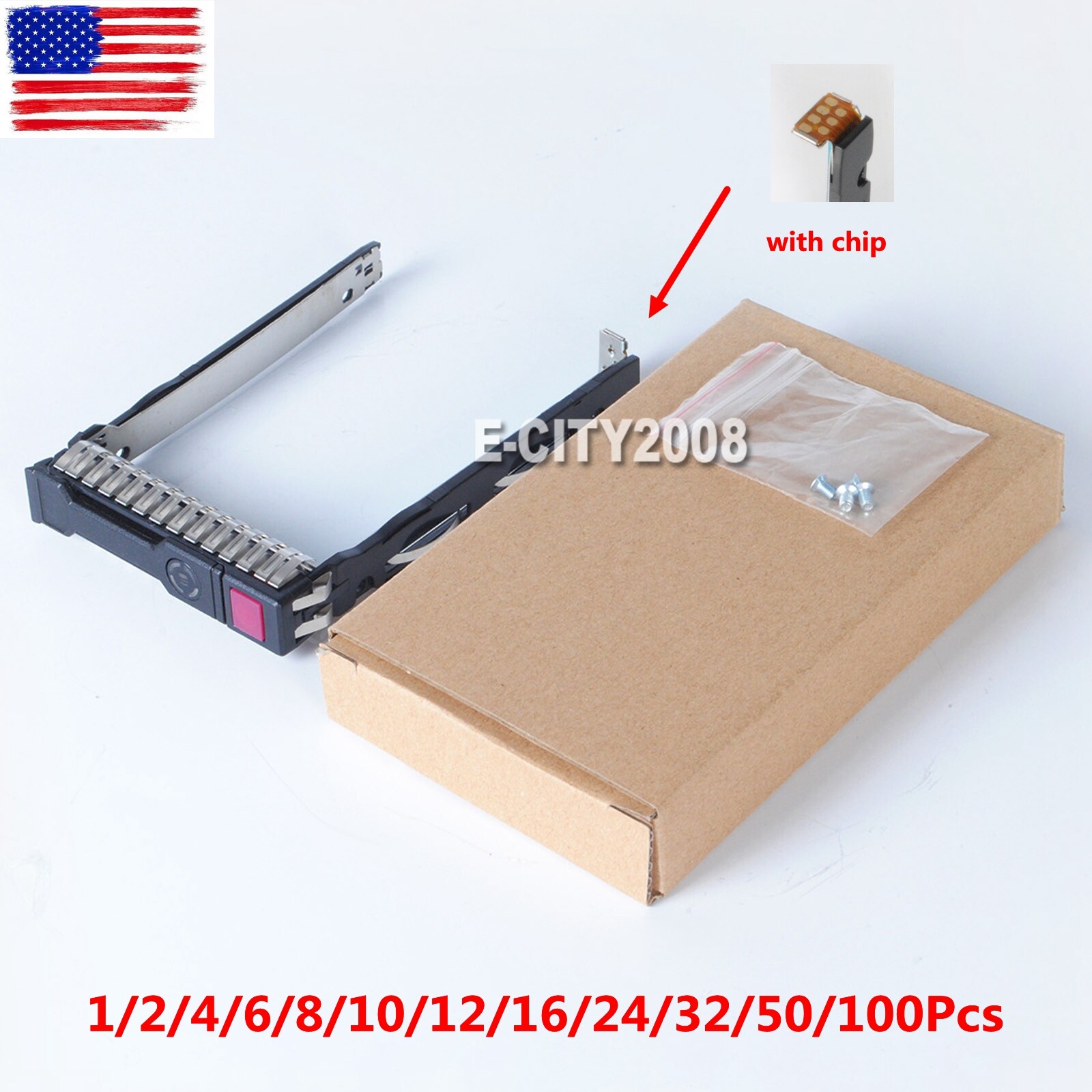 Lot 2.5" SAS SATA Drive Tray Caddy For HP DL380 DL360 DL380p DL360p DL160 G8 G9
