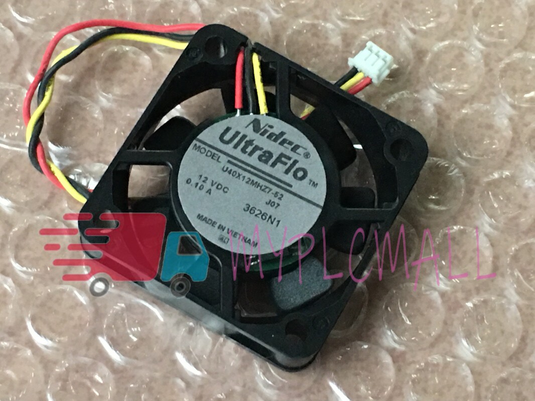 1pcs  Nidec U40X12MHZ7-52 3-wire 12V 0.10A  4cm 3pin for projector fan