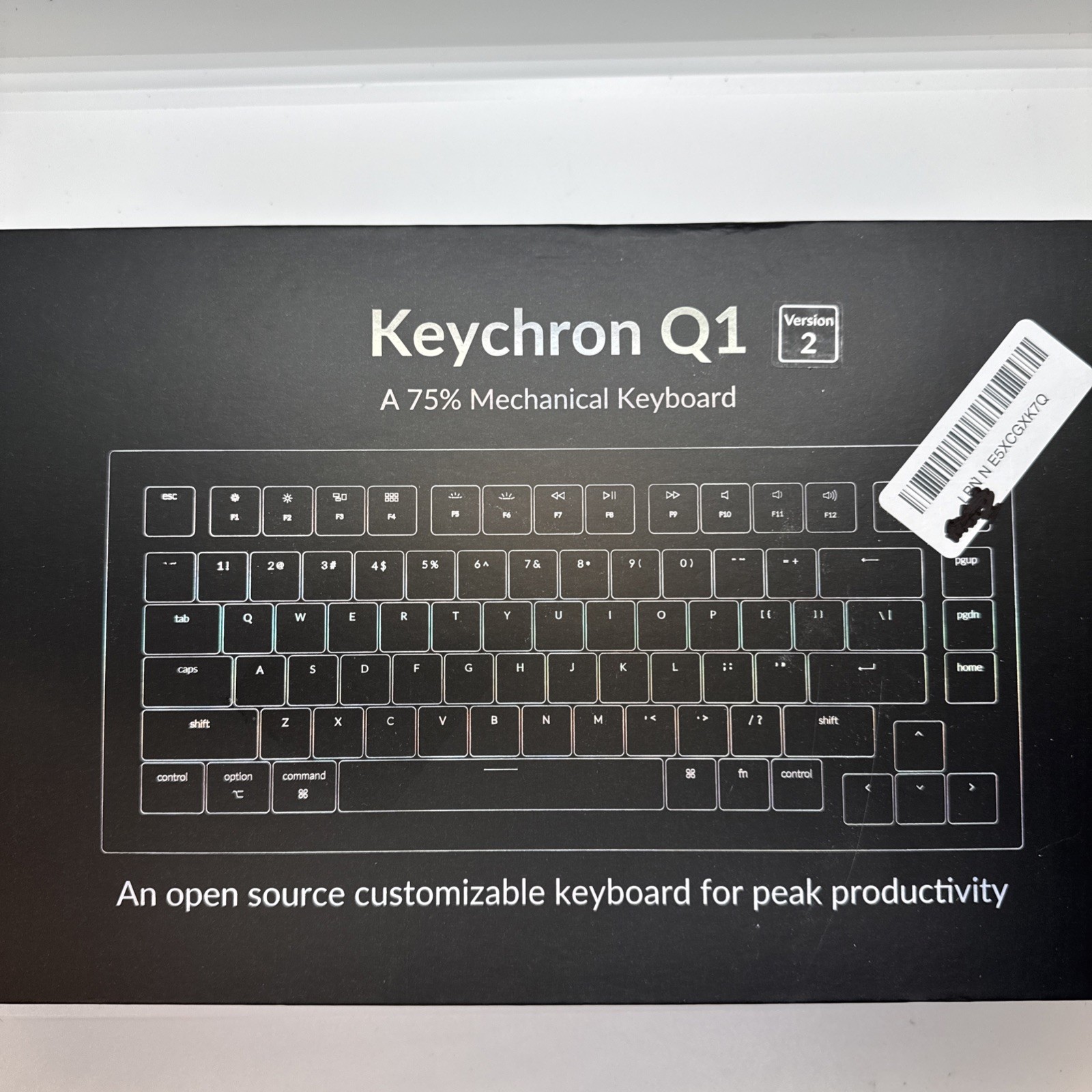 Keychron Q1 V2 With Knob - 75% Keyboard - Shell White