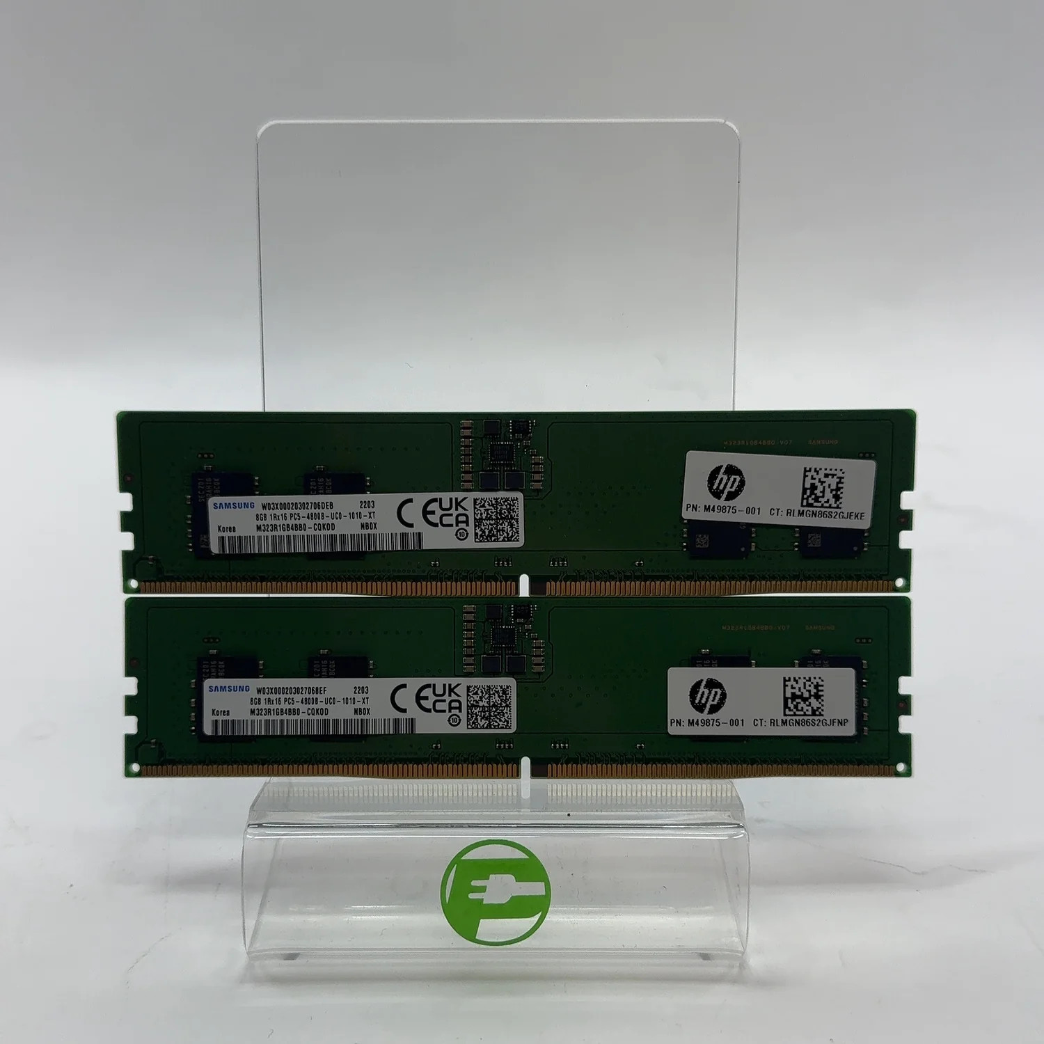 Samsung M323R1GB4BB0-CQK0D 16GB (2x8GB) RAM DDR5 4800MHz M49875-001 Read Desc