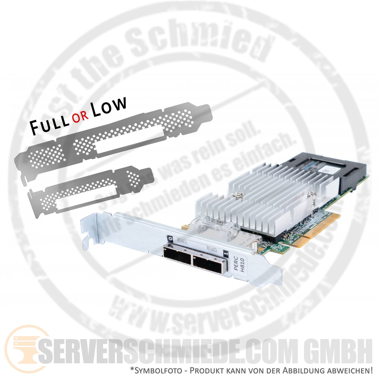 Dell 0NDD93 PERC H810 6G SAS SATA 1GB PCIe x8 Raid Controller HDD SSD Raid: 0.1