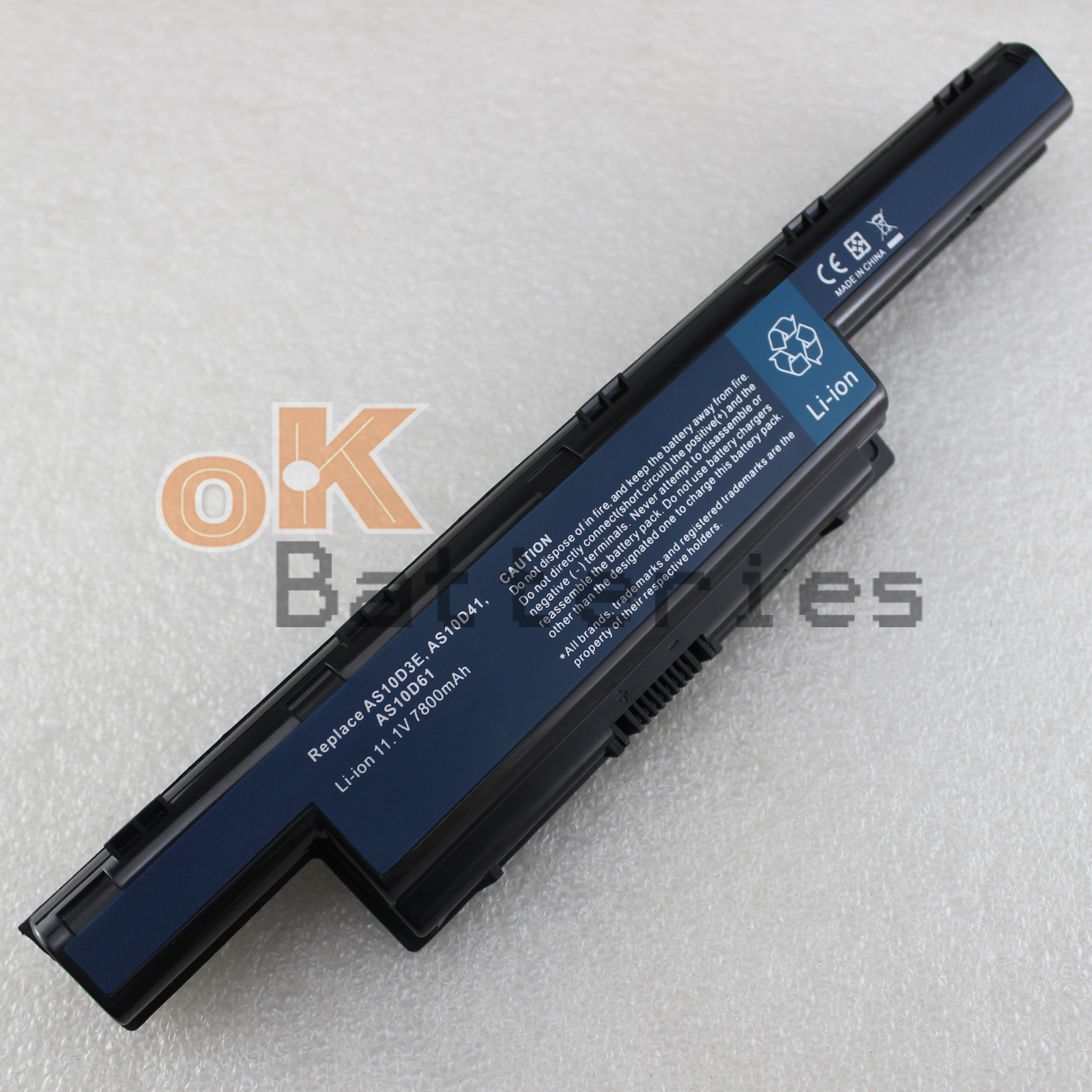 7800mAh Battery Fit Acer Aspire 4750G 4741G 4738G 4743G 4752G 5741G AS10D31