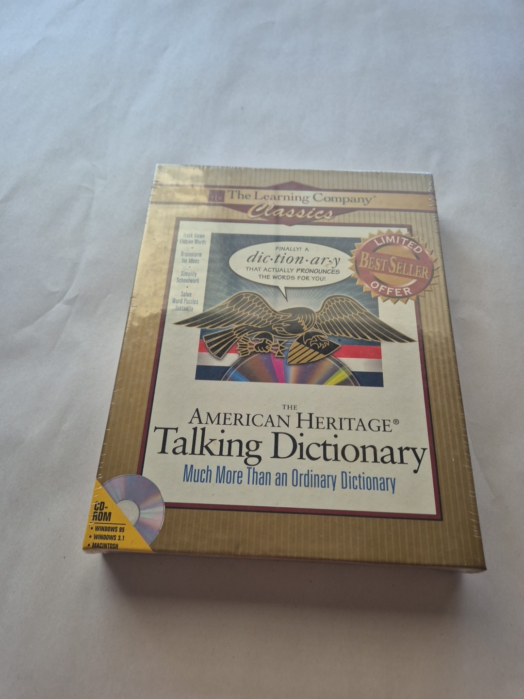 NEW Sealed 1997 The American Heritage Talking Dictionary CD-ROM