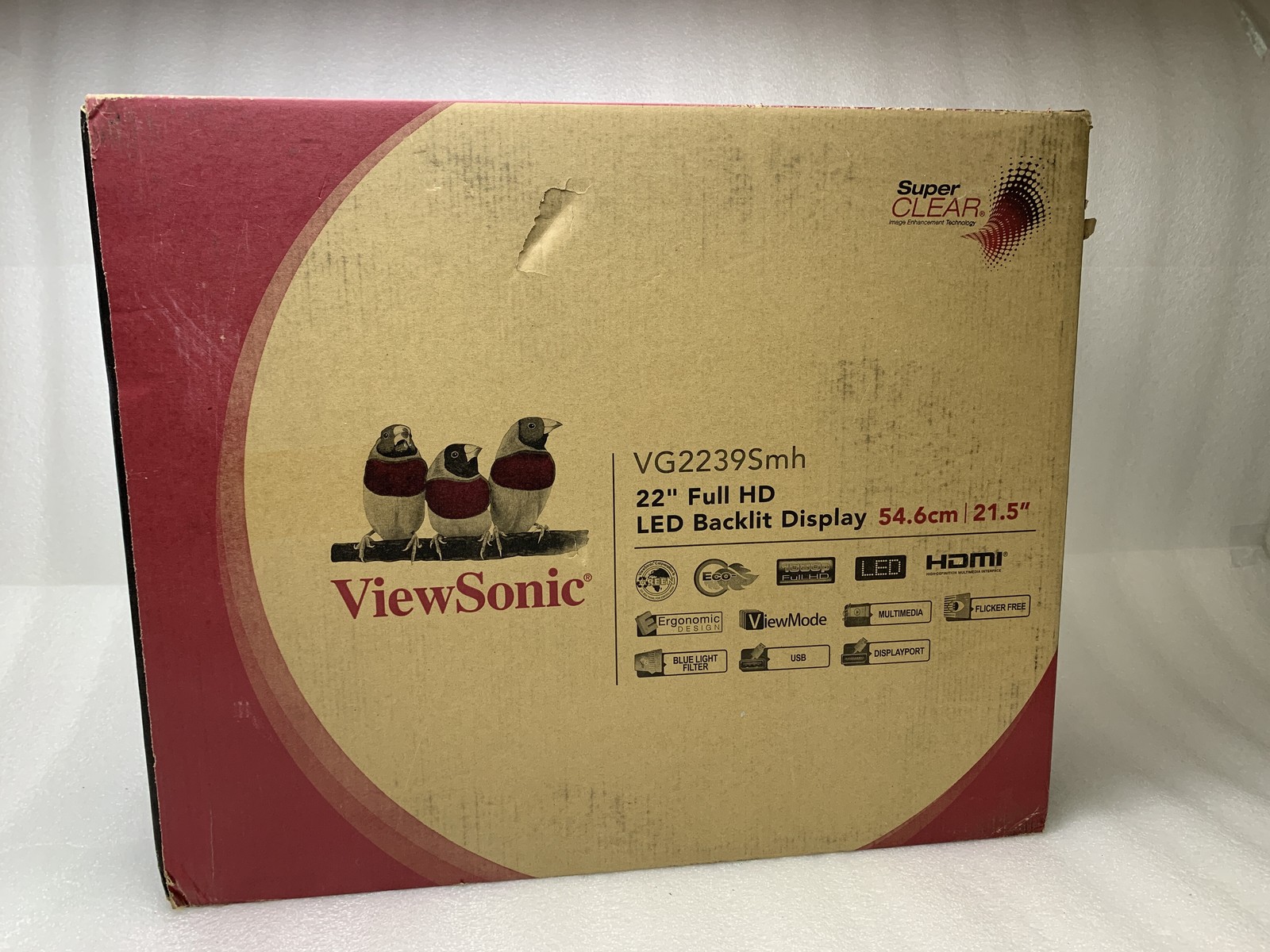 ViewSonic VG2239smh 21.5" Full HD LED Backlit Monitor  VS14768 New / Sealed