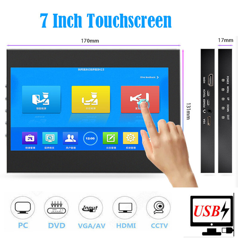 Portable Monitor 7"/9.7"/10.1" Game Touchscreen Display for PC XBOX Raspberry 