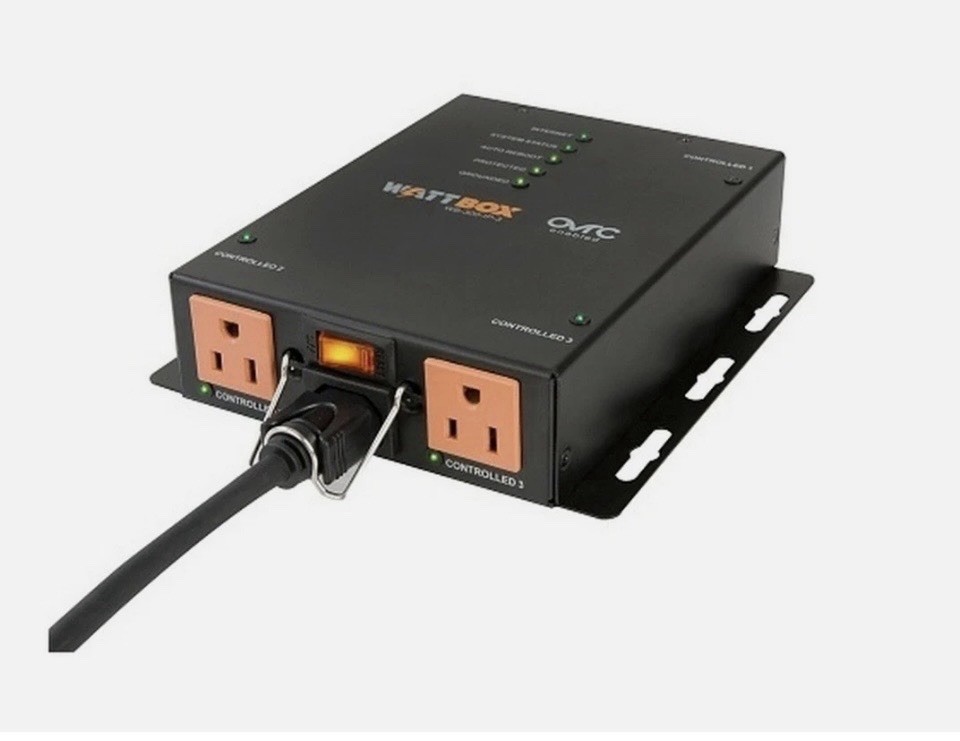 WattBox WT-WB300IP3 300 Series 3-Outlet IP Power Conditioner NEW