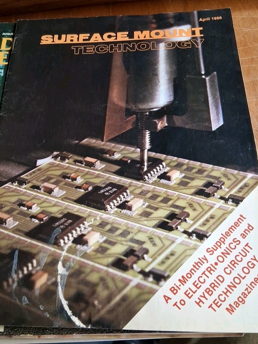 VINTAGE 1986 APRIL Surface Mount Technology