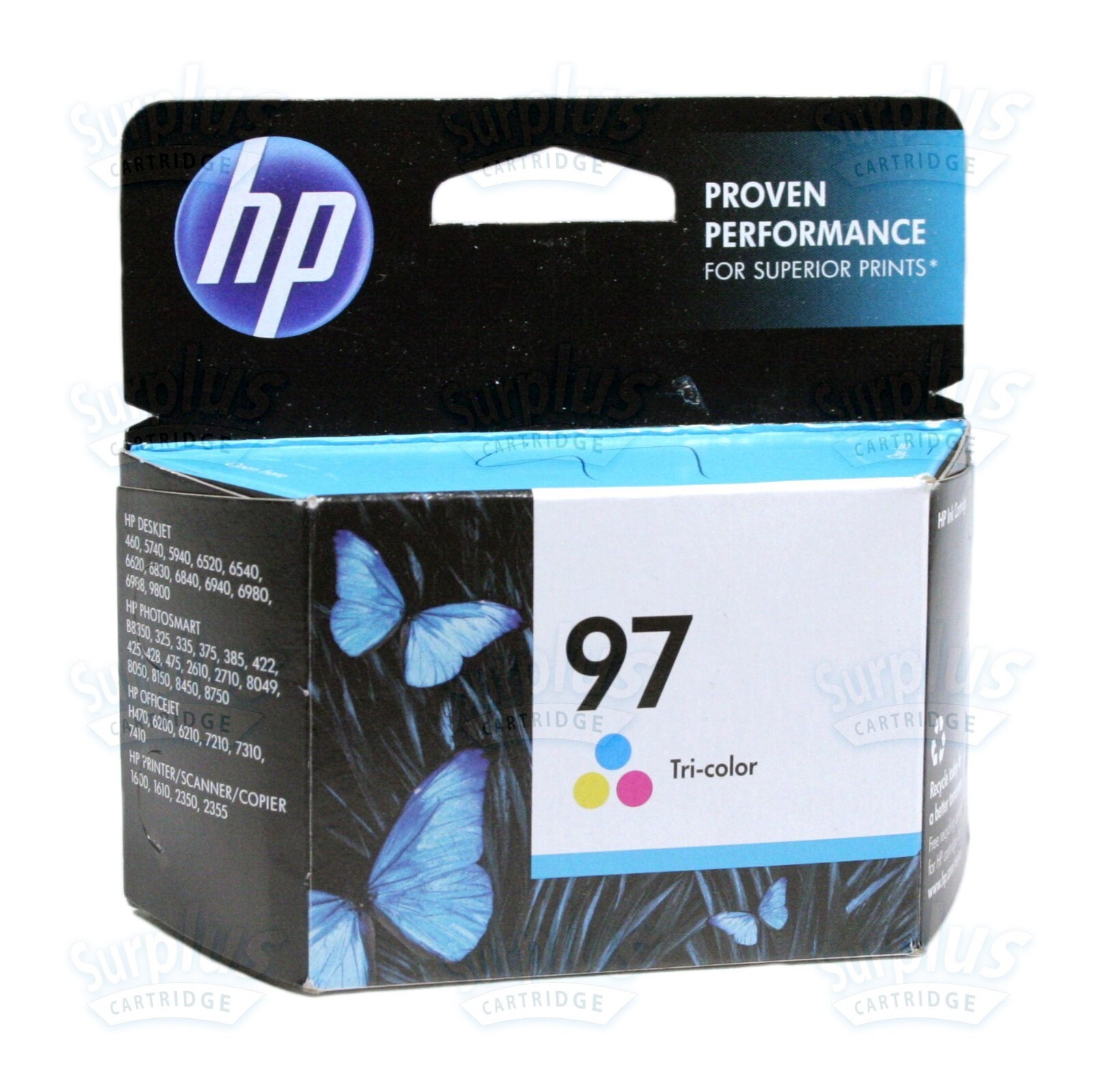 Genuine HP 97 Color OfficeJet 7210 7310 7410 B8350 9800 (Retail Box)