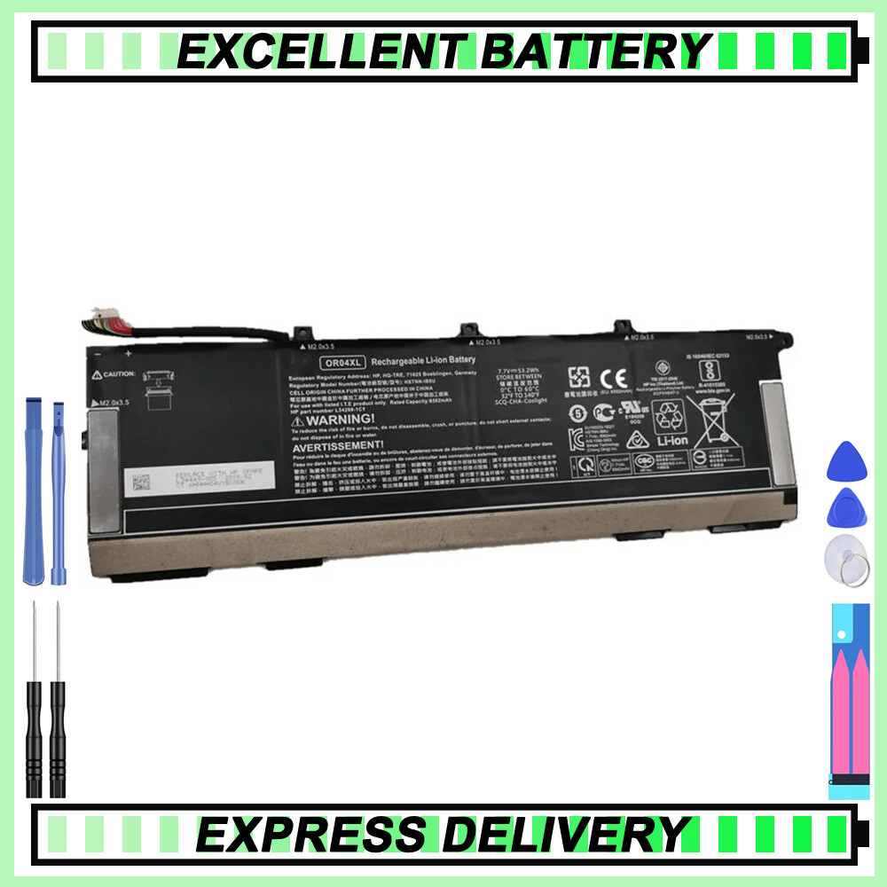 OR04XL Laptop Battery for HP EliteBook L34449-005 L34209-1B1 53.2Wh