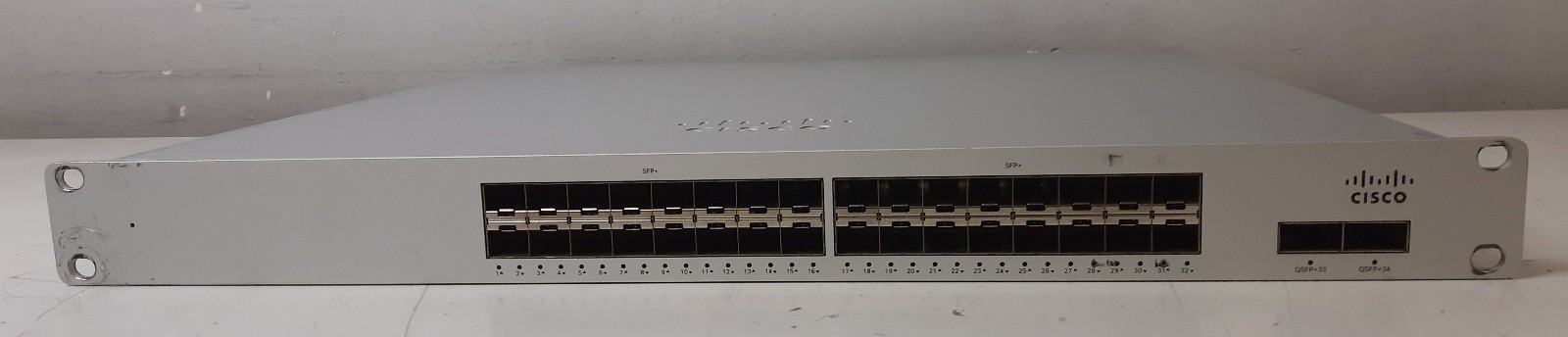 UNCLAIMED Cisco Meraki MS425 32 Port 10 Gigabit SFP+ Switch 2x 40Gig MS425-32-HW