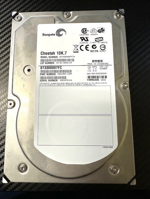 LOT OF 4 - Seagate ST3300007FC 300GB 10K 8MB FC Fibre Channel Hard Disk Drive