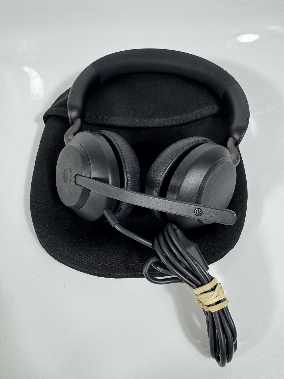 Jabra Evolve2 40 SE On-Ear USB-C Wired Stereo Headset Boom Mic Black