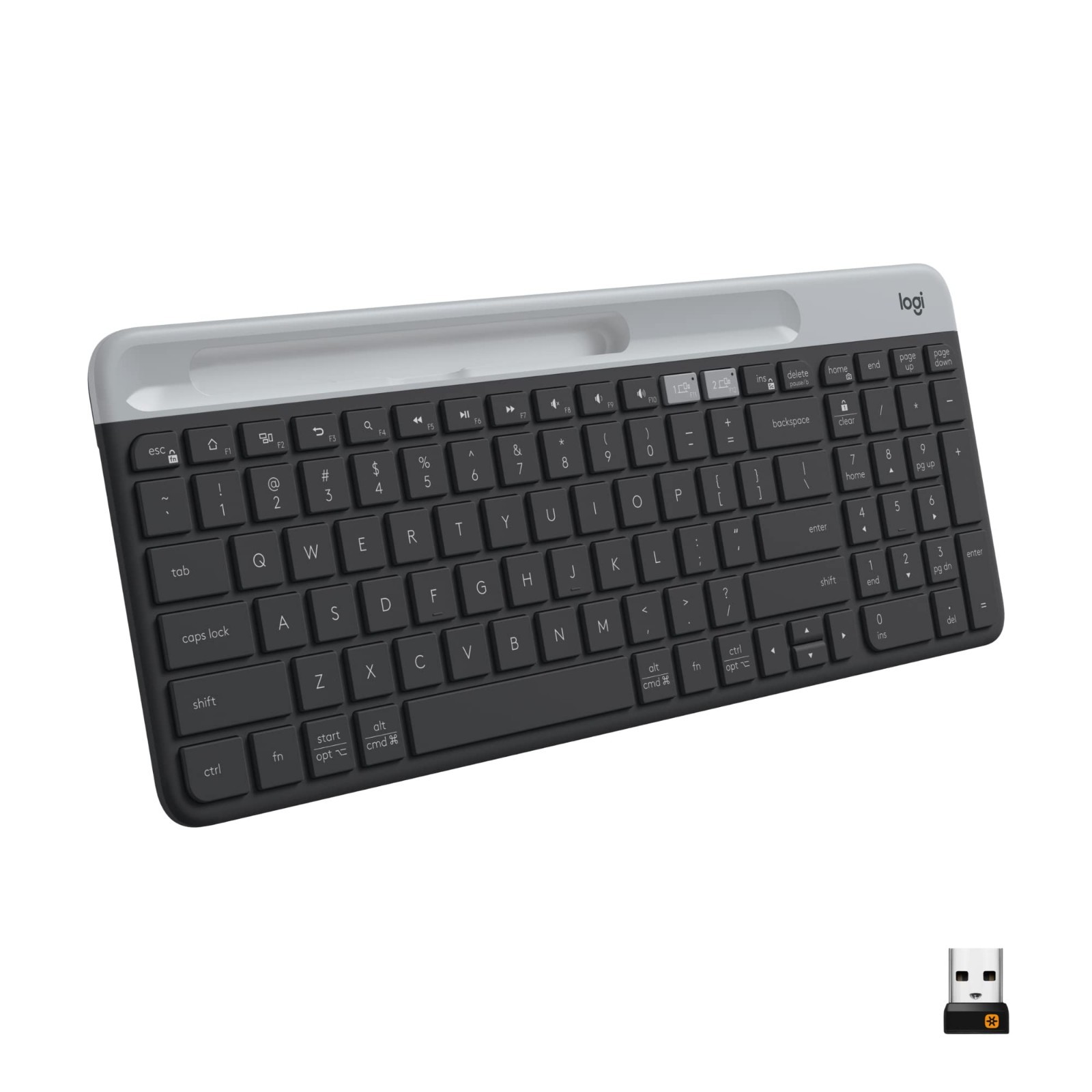 Logitech K585 Slim Multi-Device Wireless Keyboard Graphite