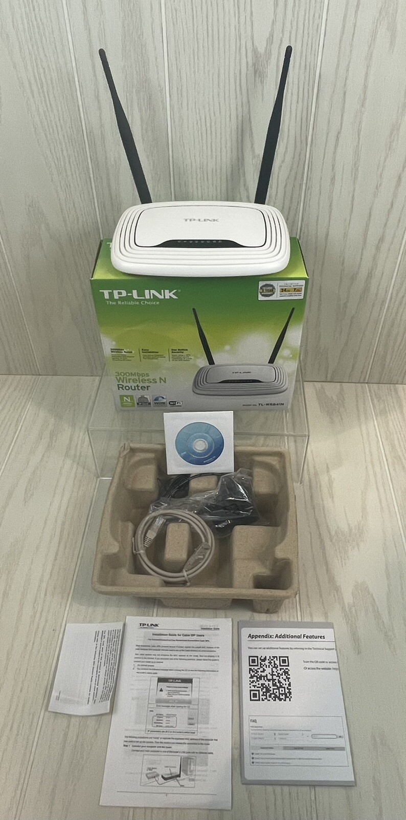 TP-Link TL-WR841N 2.4GHz N300 300Mbps Wireless WiFi Router
